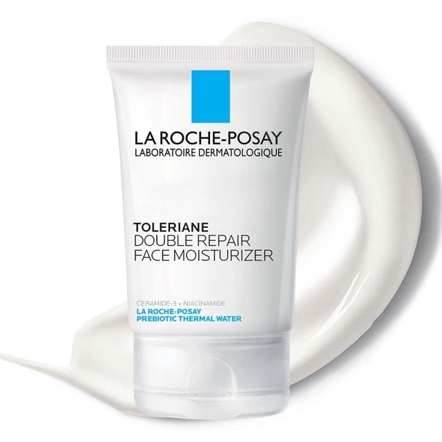 La Roche-Posay Toleriane Double Repair Face Moisturizer with Ceramide & Niacinamide for All Skin Types, Immediate Comfort & Long Lasting Hydration, Fragrance Free